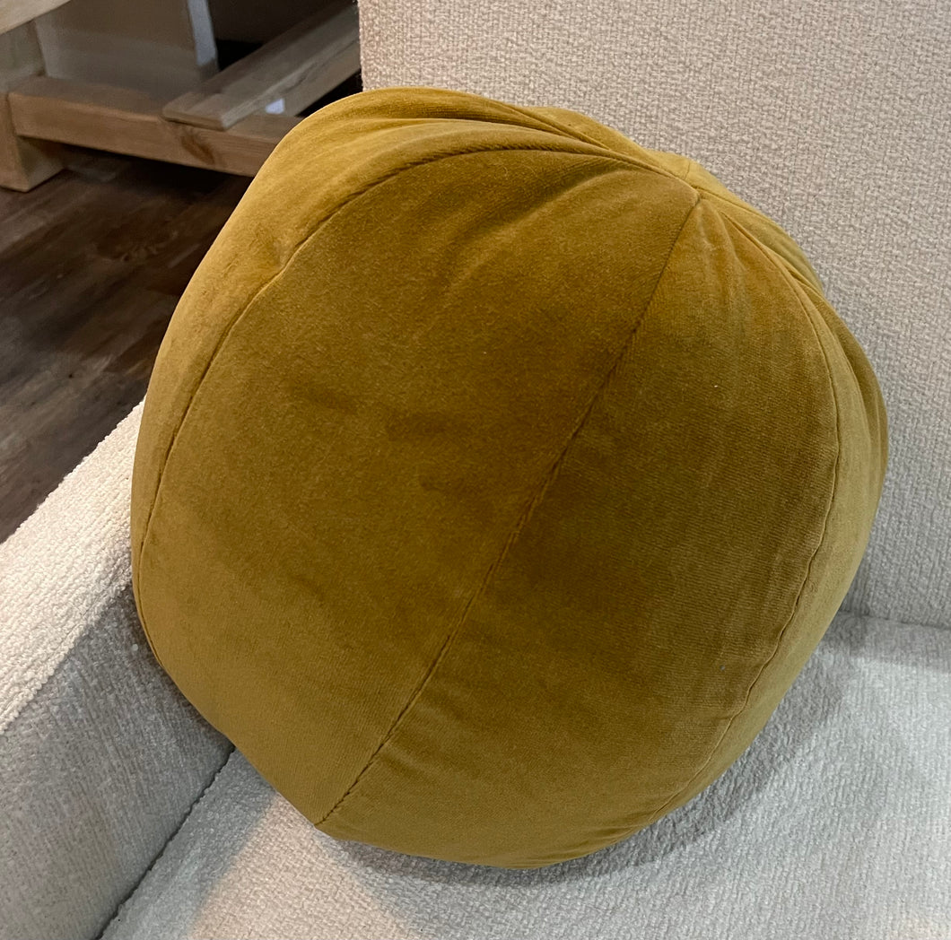 Ochre Sphere Pillow