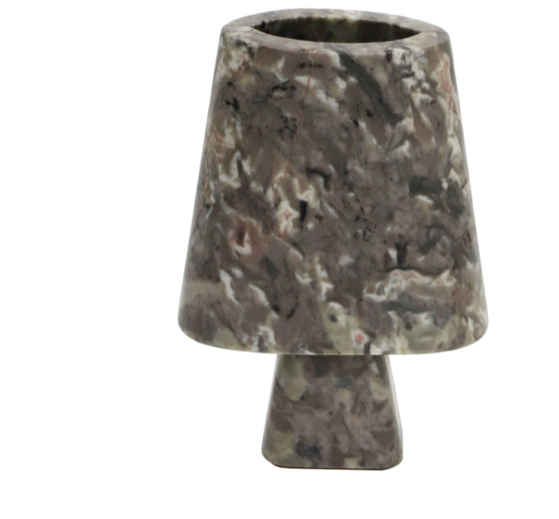 Samma Grey Marble Vase