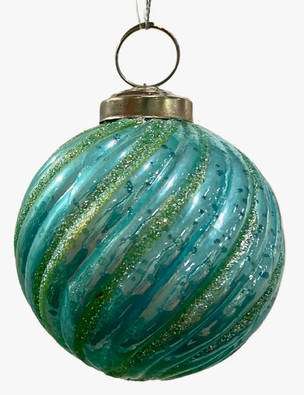 3'' Mercury Glass Ball Ornament