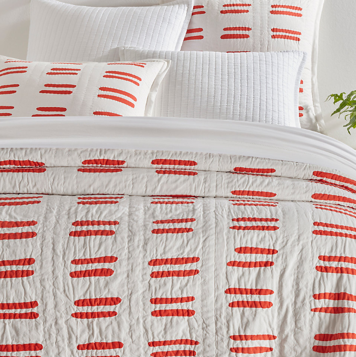 Bold Strokes Coverlet - Queen