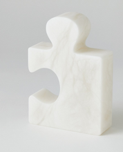 Load image into Gallery viewer, Alabaster Jigsaw Bookend Pair
