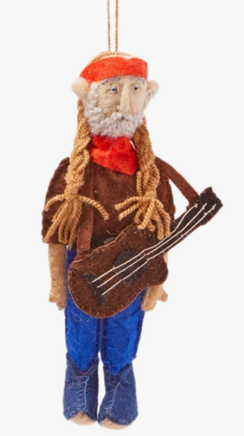 Willie Nelson Ornament