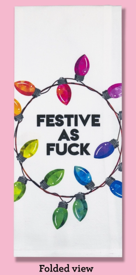 Festive Dish Towel