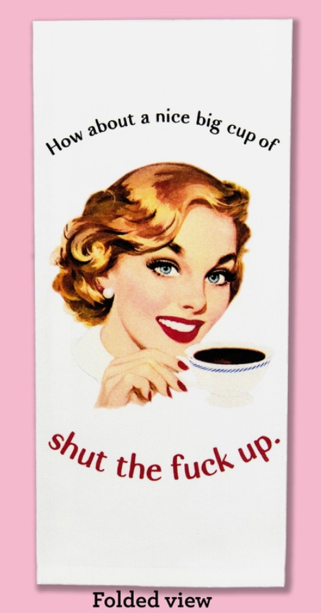 Nice Big Cup Dish Towel