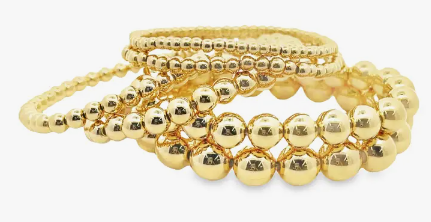 Gold Bead Bracelet