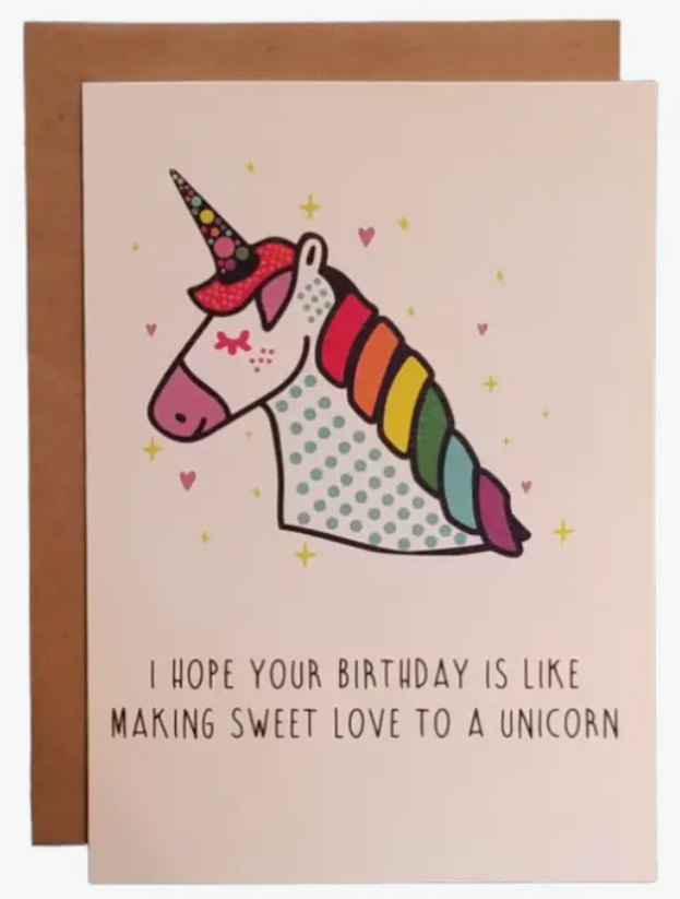 Unicorn Greeting Card