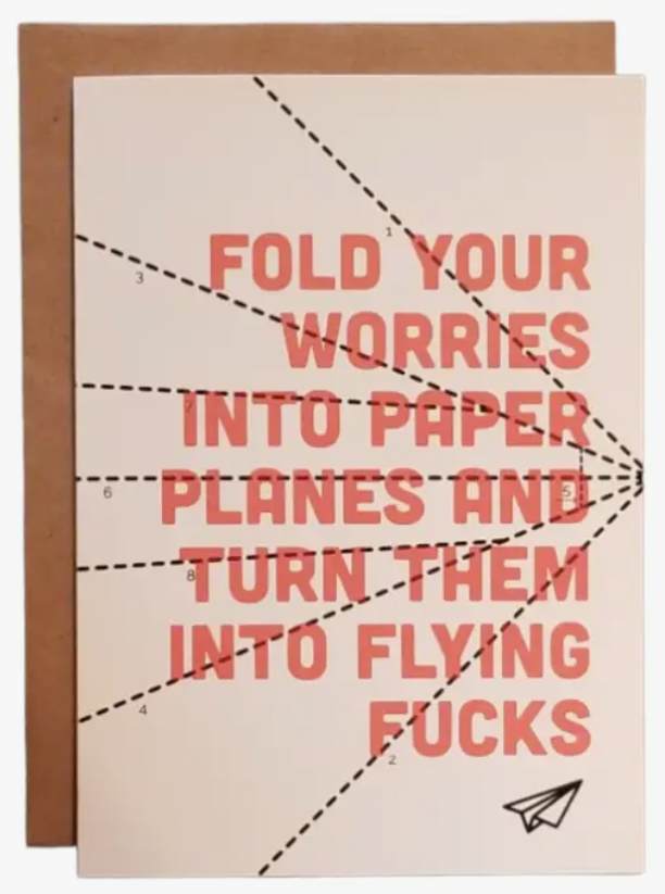 Turn Your Worries Greeting Card