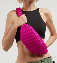 Load image into Gallery viewer, Aim High Woven Neoprene Belt Bag
