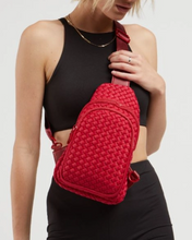 Load image into Gallery viewer, Beyond the Horizon - Woven Neoprene Sling Backpack

