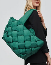 Load image into Gallery viewer, Intuition East West Woven Nylon Tote
