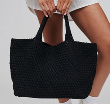 Load image into Gallery viewer, Sky&#39;s the Limit - Large Woven Neoprene Tote
