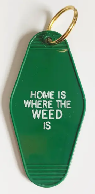 Home is Where Retro Keychain