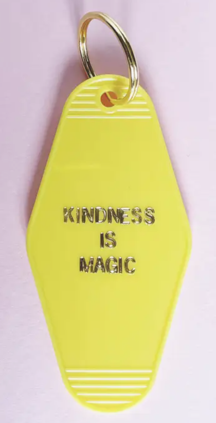 Kindness is Magic Retro Keychain