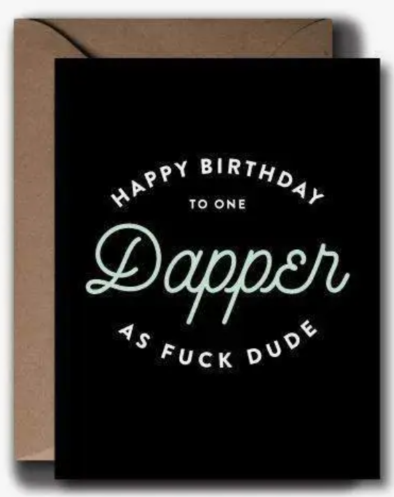 Dapper Dude Greeting Card