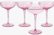 Load image into Gallery viewer, Rose Coupe Glass - Set of 4
