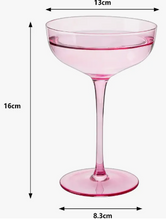 Load image into Gallery viewer, Rose Coupe Glass - Set of 4
