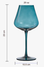 Load image into Gallery viewer, Spring Colored Crystal Wine Glasses - Set of 5

