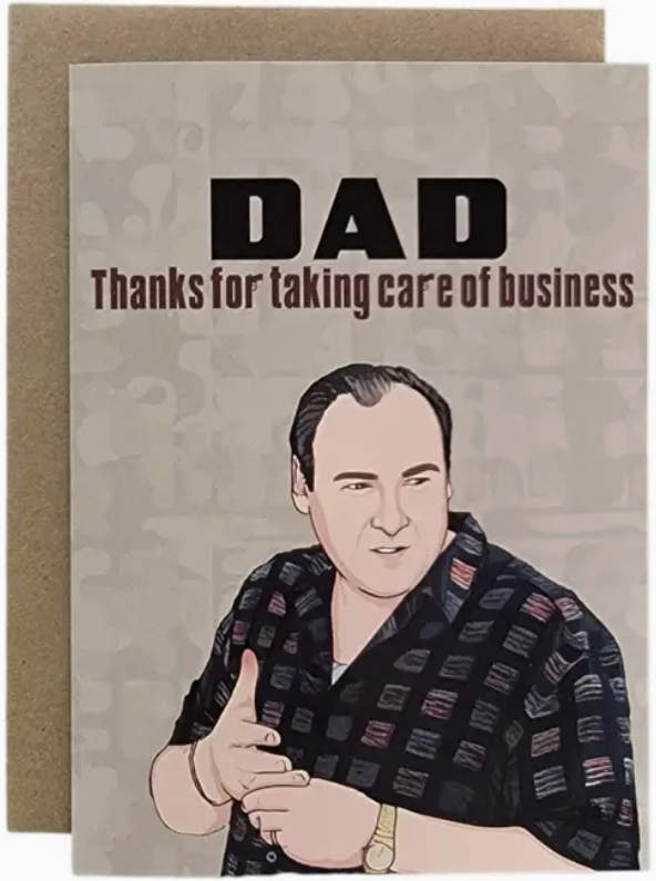 Thanks for Taking Care of Business Greeting Card