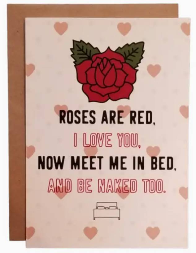 Roses Are Red Greeting Card