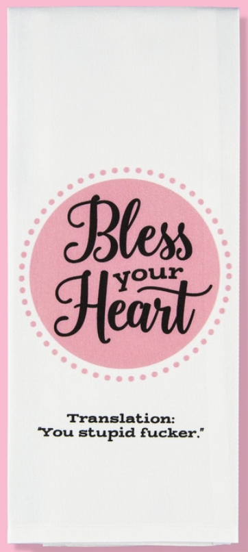 Bless Your Heart Dish Towel