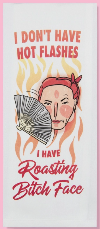 I Don't Have Hot Flashes Dish Towel