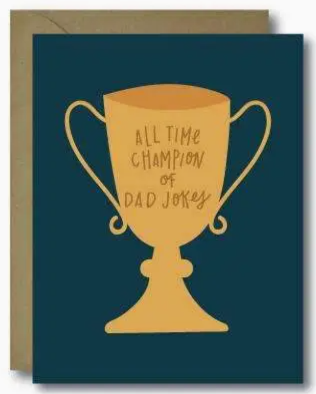 Dad Jokes Champion Greeting Card