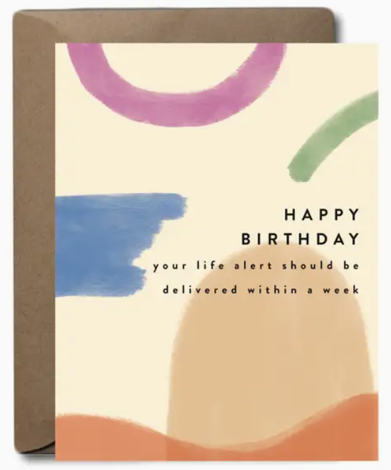 Life Alert Greeting Card
