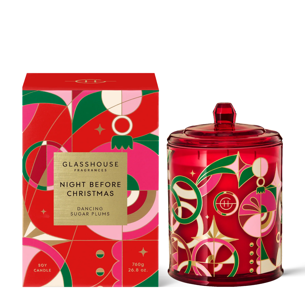 Night Before Christmas Candle