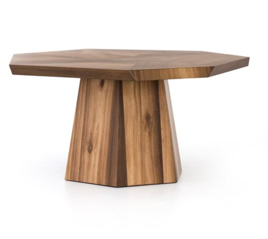 Brooklyn hexagon wood Dining Table