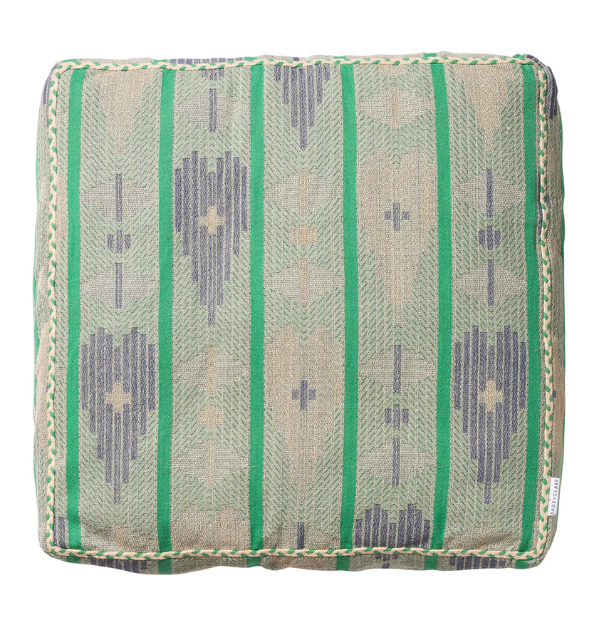 Pretty in Green Floor Cushion
