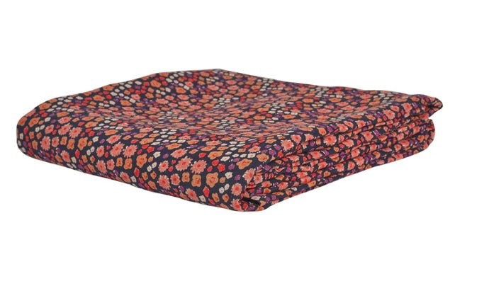 Field of Daisies Linen Flat Sheet- Queen