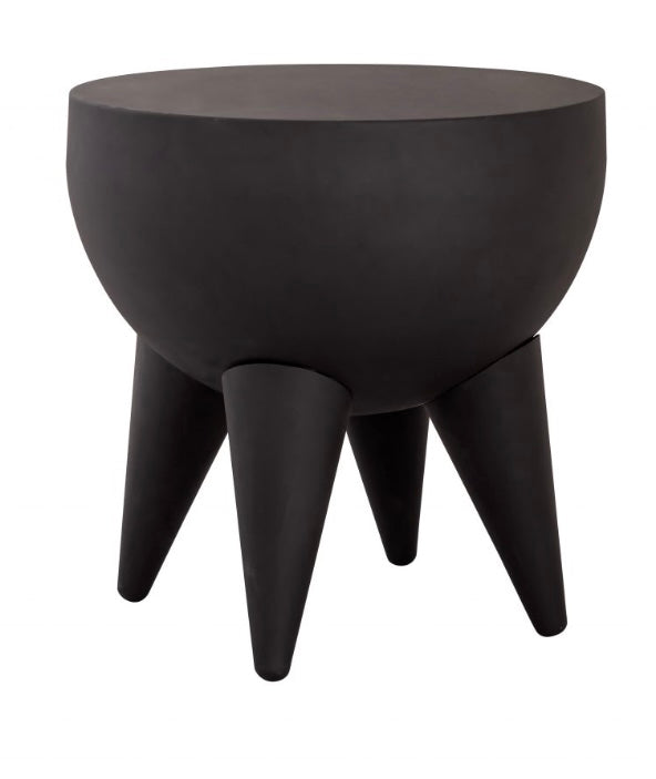 SPIKE BLACK SIDE TABLE
