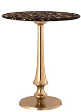 Load image into Gallery viewer, Gold Goathide Side Table
