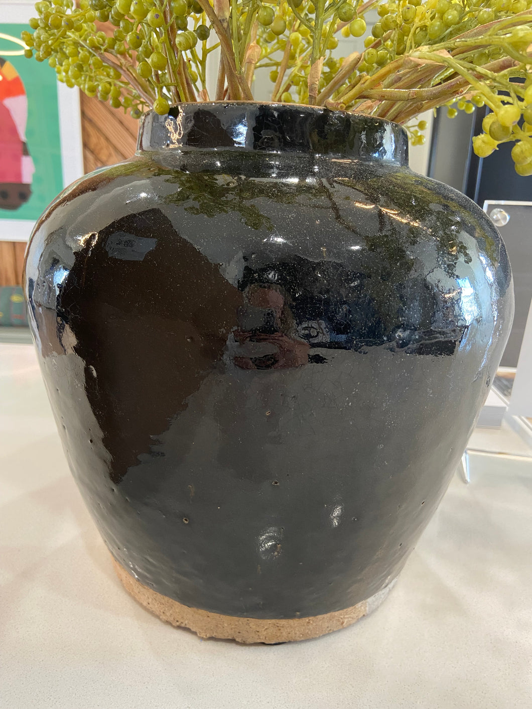 Small Black Pot