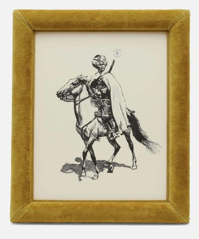 Mustard Velvet Frame Large