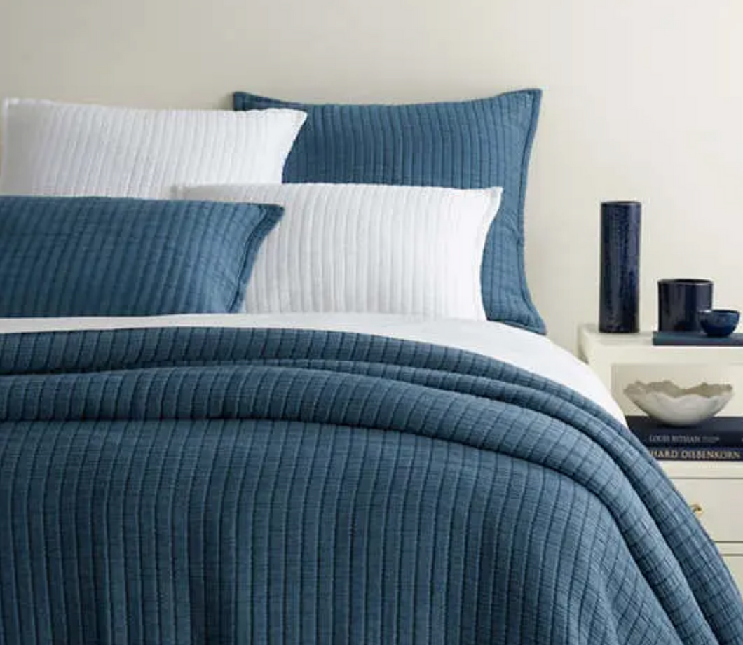 Boyfriend Aegean Matelasse Coverlet- Full/Queen