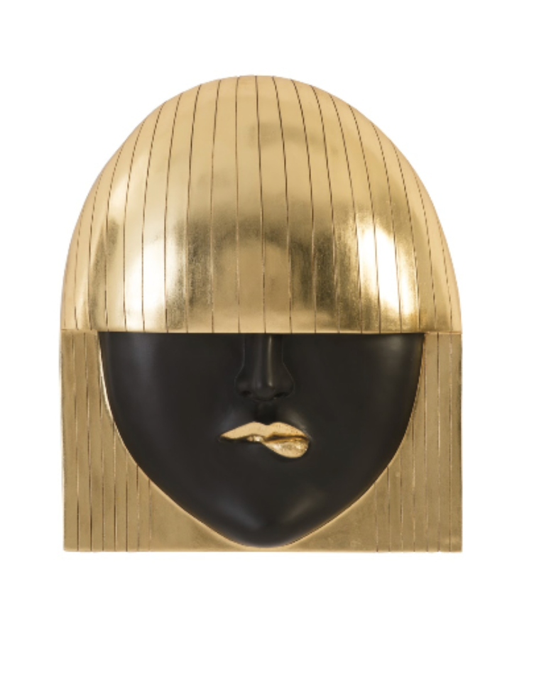 Lillian Fashion Face Black & Gold