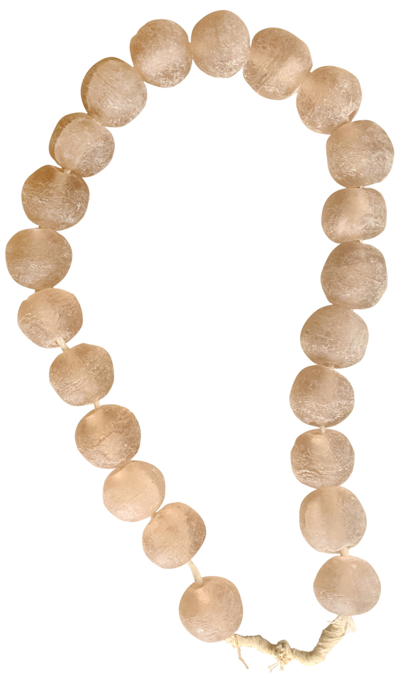 Blush Pink Sea Glass Beads