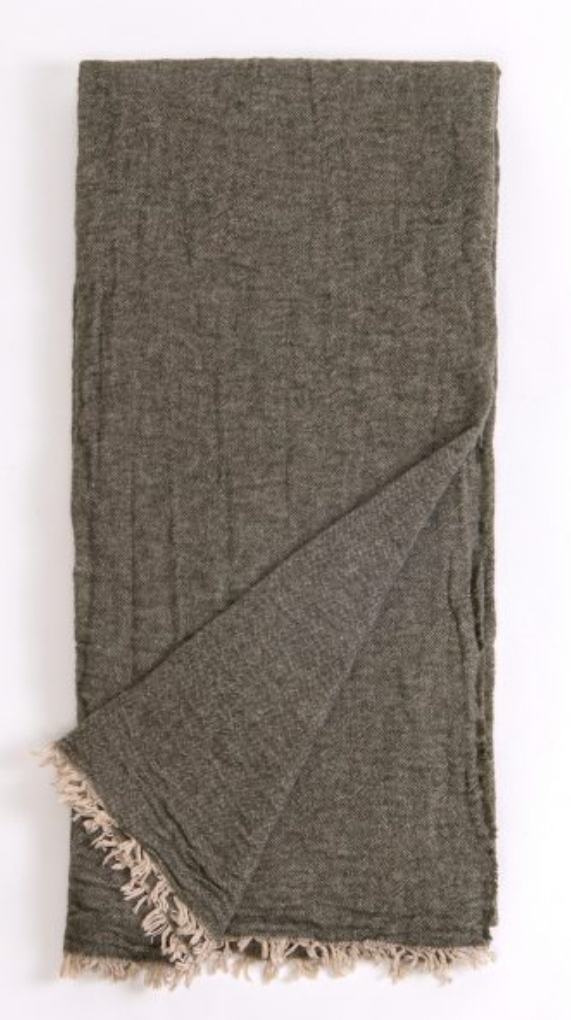 Gavin Earth Green Super Throw