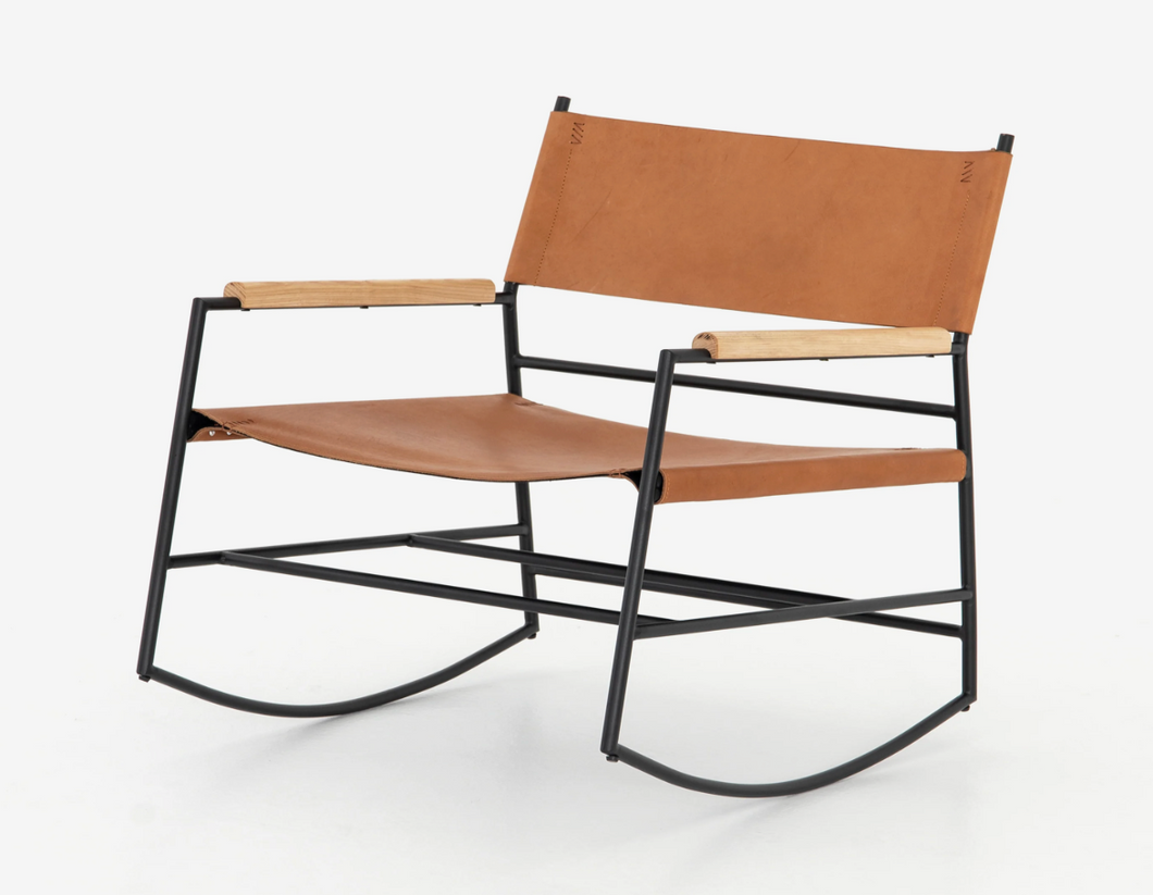 Jack Leather Rocker