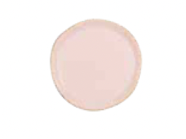 Organic Plate- Powder Pink