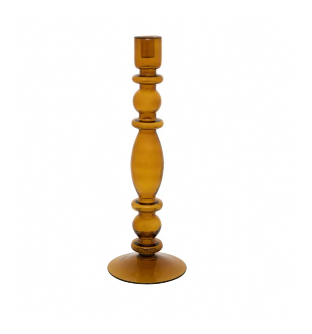 Amber Candle Holder