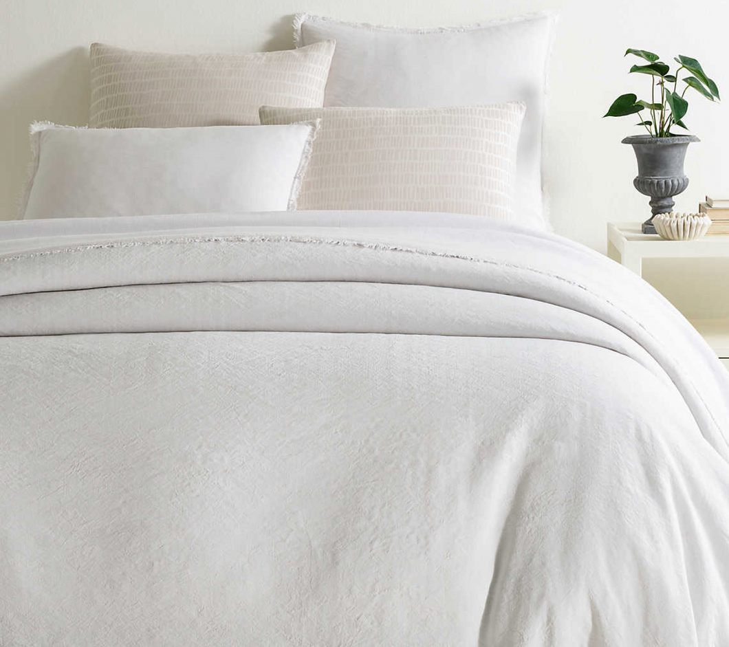 Faye Linen Plaster Duvet Cover- King