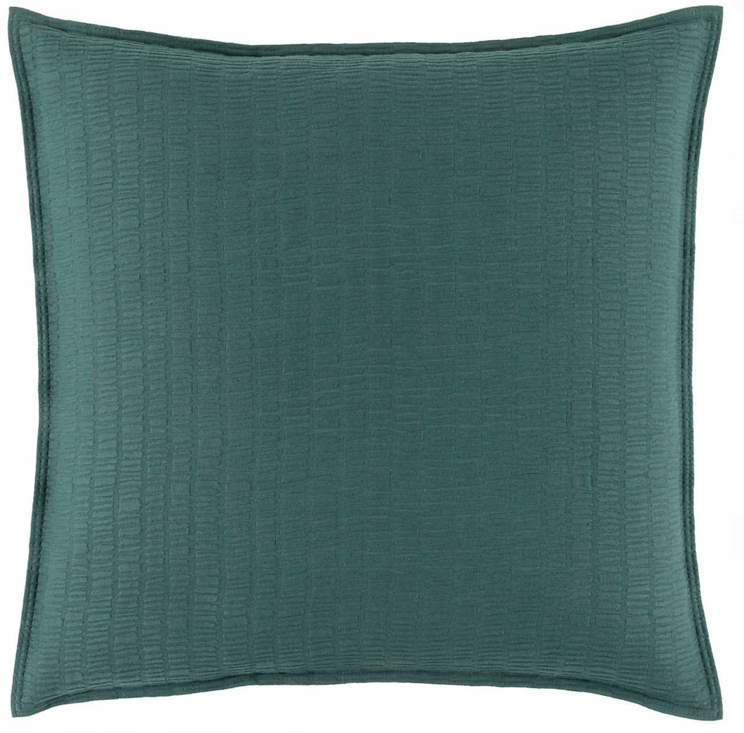 Roark Spruce Matelasse Sham- Euro