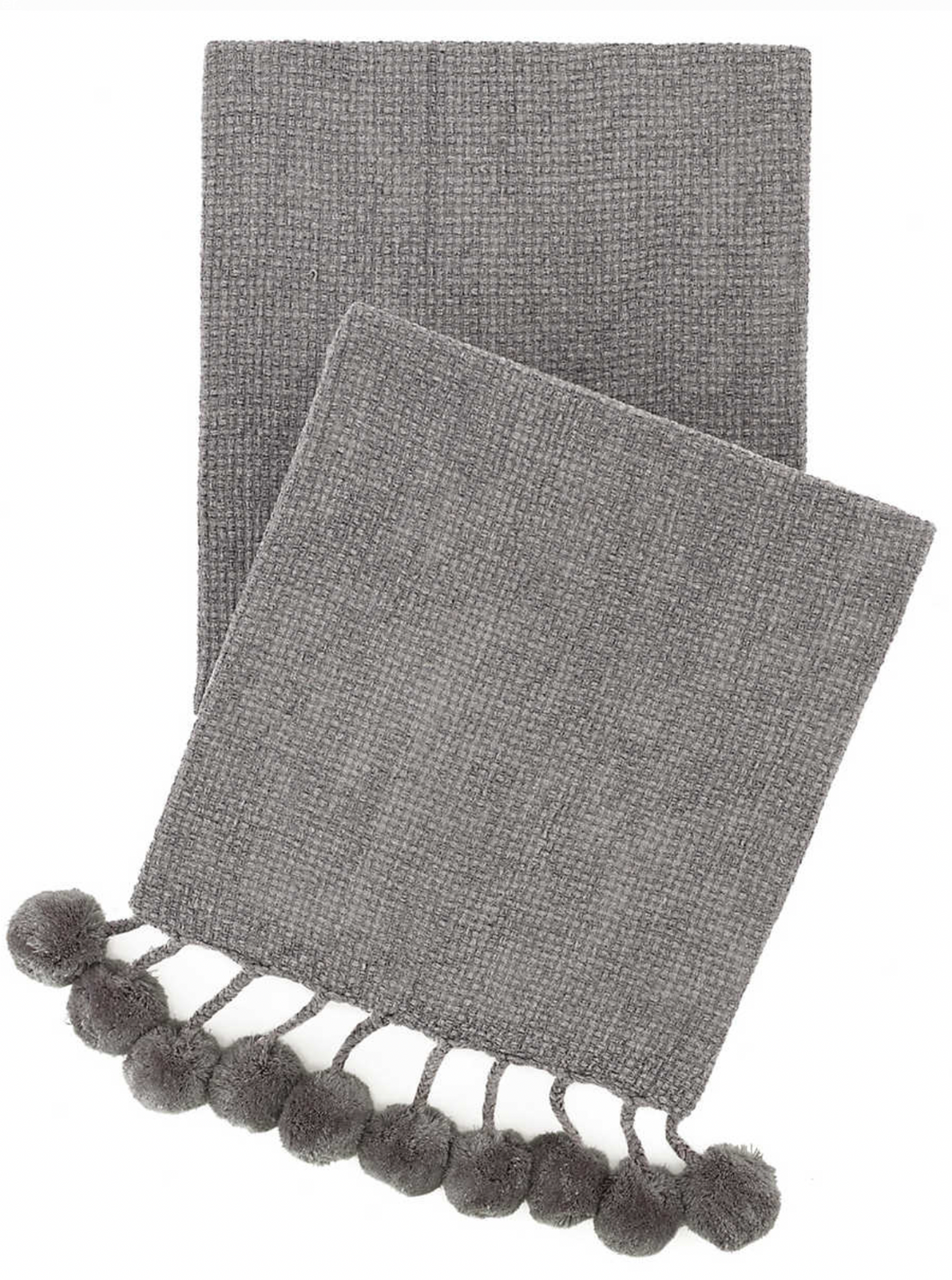 Bauble Chenille Grey Throw