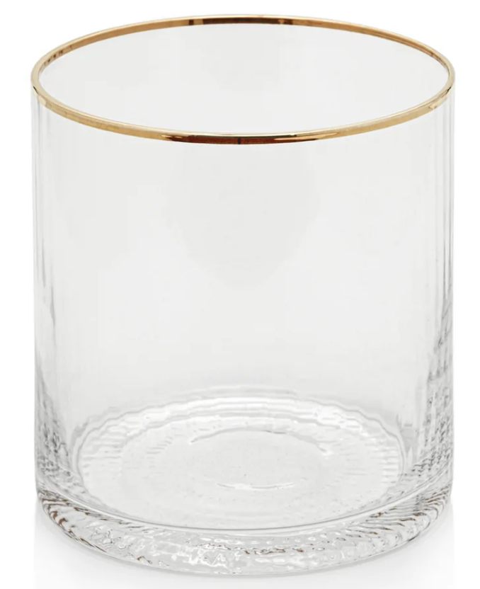 Gold Rim Glass Set