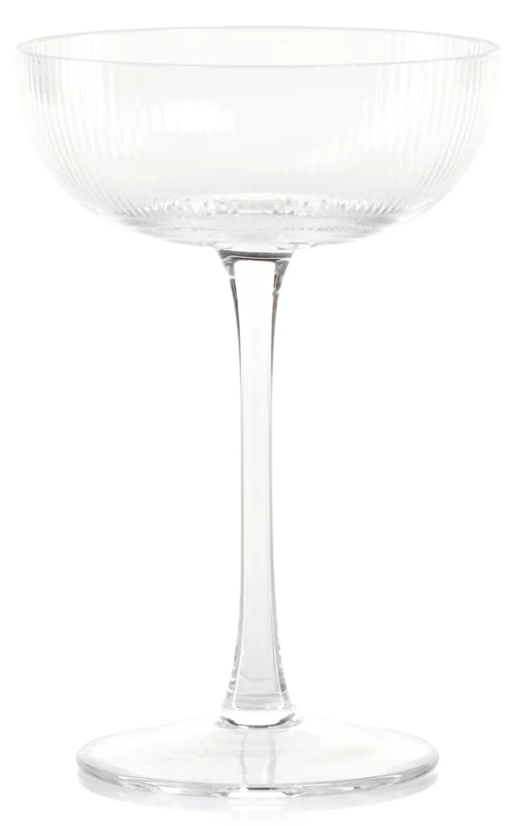 Optic Martini Glass Set