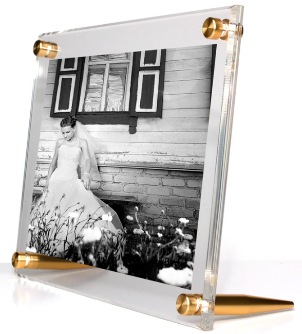 Clear 4x6 Frame - Gold