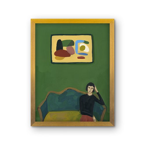 Doyle, Michael, Enwright with Abstract