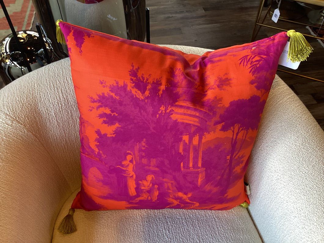 Vibrant City Pillow